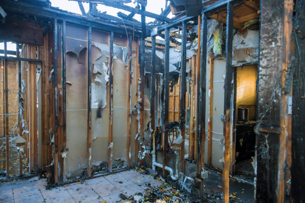 Professional Fire Damage Removal technician working in Purcellville, VA